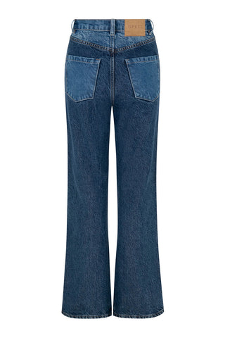 Daisy Patchwork Denim Jean