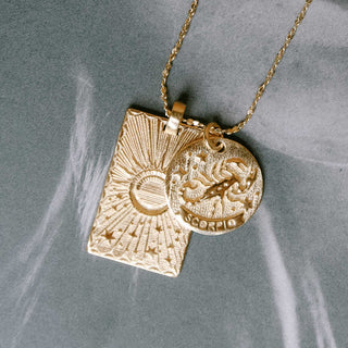Scorpio Stargazer Zodiac Necklace