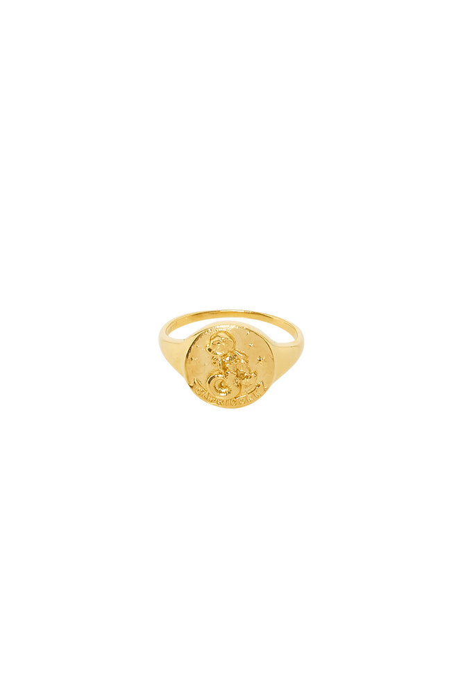 Capricorn Stargazer Zodiac Ring