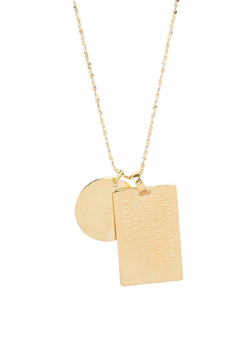 Capricorn Stargazer Zodiac Necklace